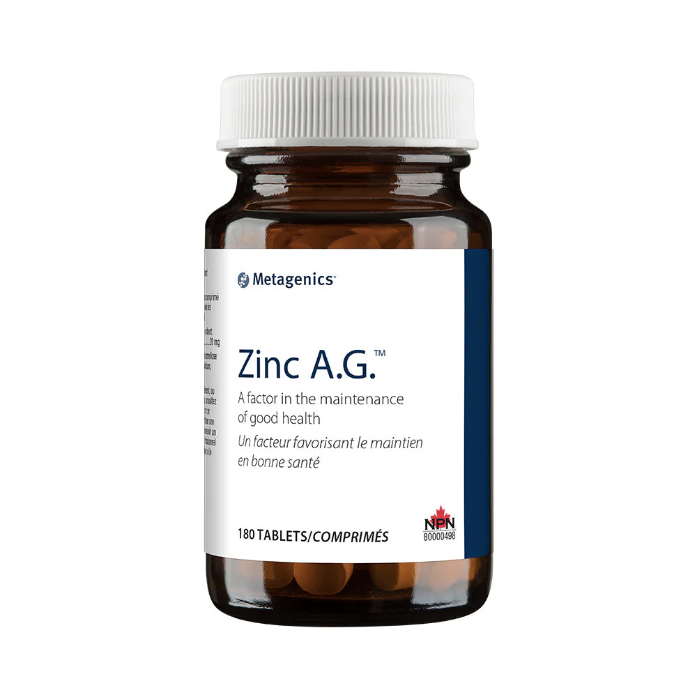 Zinc A.G. - Metagenics - 60 comprimés